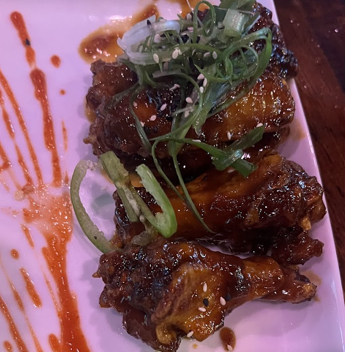 Union 50 signature dishes Sticky Chicken WingsBlackened Chicken PenneKimchi Meatloaf